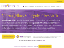 Tablet Screenshot of integreview.com